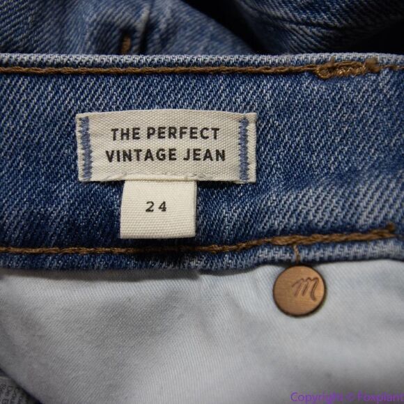 Madewell The Perfect Vintage Jean in‎ Ainsworth Wash, size 24 - Picture 10 of 16